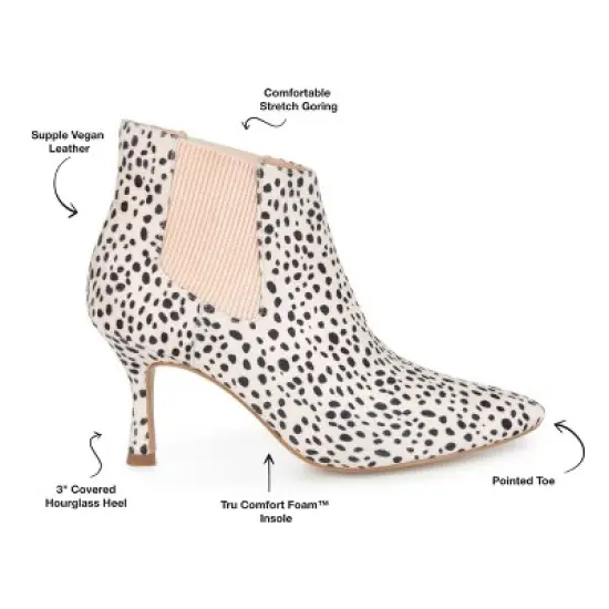 Journee Collection Womens Elitta Tru Comfort Foam Pull On Stiletto Booties image {7}