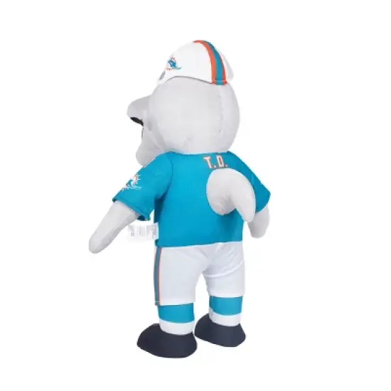NFL Miami Dolphins Stuffed Mascot: Polyester Animal Figure, 14" Height image {2}