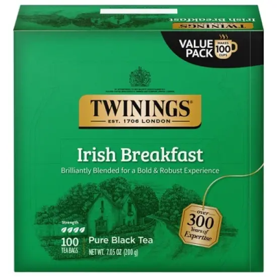 Twinings Irish Breakfast Tea - 100ct image {3}