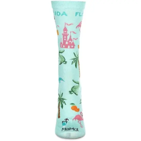 Memoi Florida Bamboo Blend Crew Sock image {1}