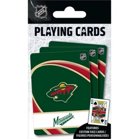 MasterPieces Officially Licensed NHL Minnesota Wild Playing Cards - 54 Card Deck for Adults image {5}