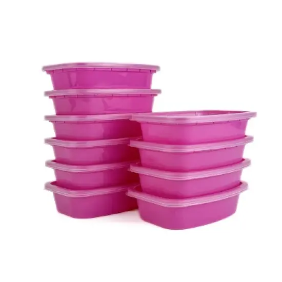 Glad Take-Aways Crayola Retired Colors 8oz/10pk Deli/Snack Food Storage Containers - Mulberry image {3}