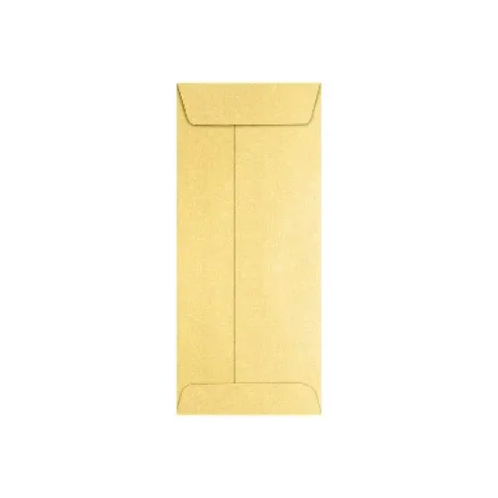 LUX #10 Open End Envelopes (4 1/8 x 9 1/2) 50/Pack Gold Metallic (7716-07-50) image {2}