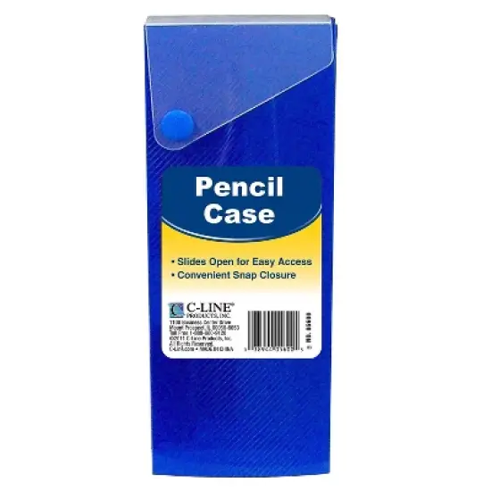 C-Line Slider Pencil Case Assorted Colors 24 pack (CLI05600) image {1}