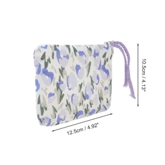 Unique Bargains Portable Tulip Makeup Bag 1 Pc image {1}