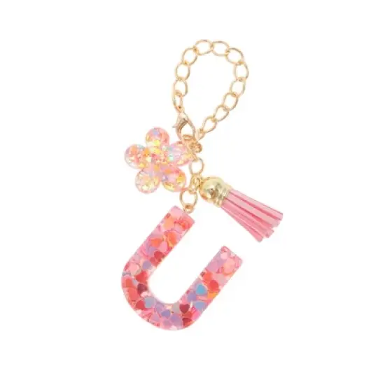 Unique Bargains Flower Letter Water Cup Pendant 1 Pc image {25}