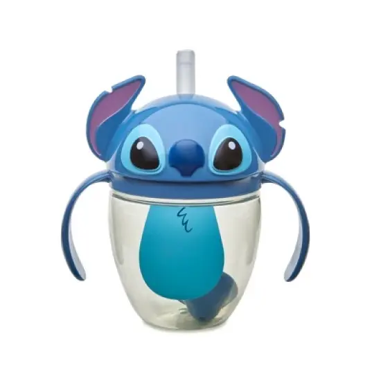 The First Years Disney 7oz Stitch Spill Proof Weighted Straw Trainer Sippy Cup - 6 Months+ image {7}