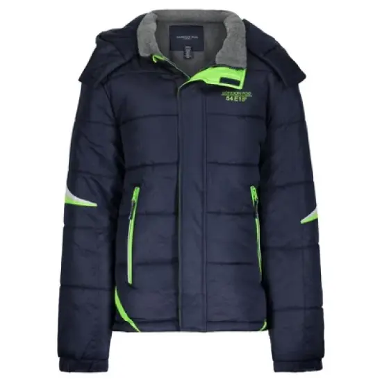 LONDON FOG Big Boys' Active Puffer Jacket Winter Coat image {4}
