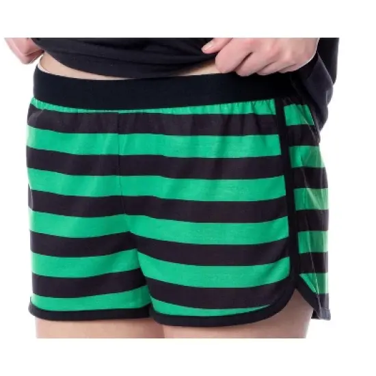 Riverdale Womens' Southside Serpents Sleep Pajama Set Short Crewneck Black image {2}