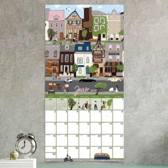 TF Publishing 2024 Wall Calendar 12"x12" Folk image {2}