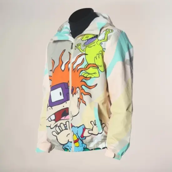 Members Only - Women's Big Chucky Windbreaker Oversized Jacket image {2}