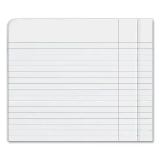 Universal Composition Book, Medium/College Rule, Black Marble Cover, (100) 9.75 x 7.5 Sheets, 6/Pack image {2}