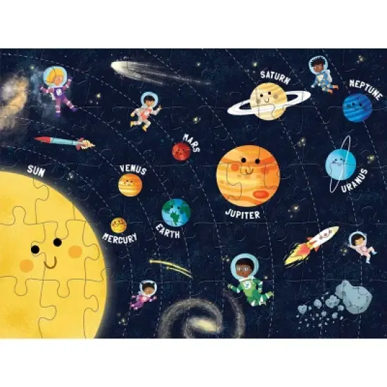 Parragon Happy Little Solar System Kids Jigsaw Puzzle - 46pc image {1}