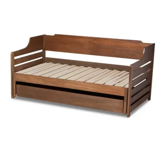 Twin to King Jameson Expandable Daybed with Storage Drawer - Baxton Studio image {5}