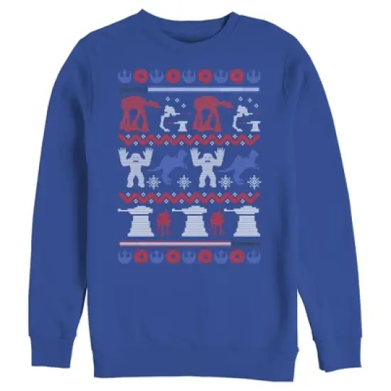 Men's Star Wars Ugly Christmas Hoth Sweatshirt image {2}