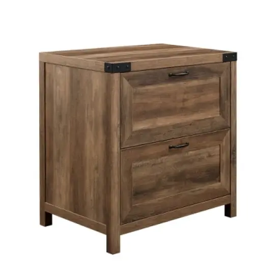 Rustic Farmhouse 2 Drawer File Cabinet - Saracina Home image {11}