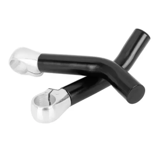 Unique Bargains Pair Bike Bicycle Handlebar End Grip with Bar Ends Plug Black for a 7/8" Handlebar image {5}