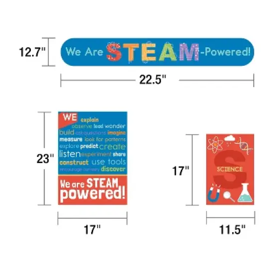 Carson Dellosa Education STEAM Bulletin Board Set, 22 Pieces image {2}
