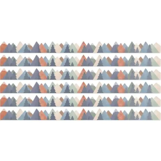 Teacher Created Resources&reg; Moving Mountains Die-Cut Border Trim, 35 Feet Per Pack, 6 Packs image {3}