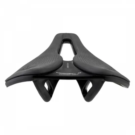 Selle Italia Model X Green Superflow Saddle - Black 145mm Width Steel Rails image {2}