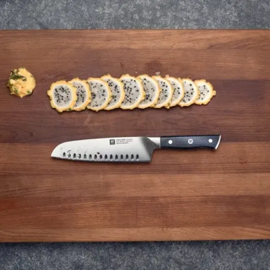 ZWILLING Spectrum 7-inch Hollow Edge Santoku image {1}