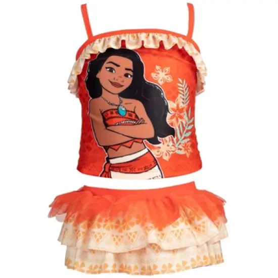 Disney Moana Girls Tankini Top and Skirt Toddler  image {8}