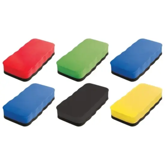 Dowling Magnets&reg; Magnetic Whiteboard Eraser, Pack of 6 image {3}