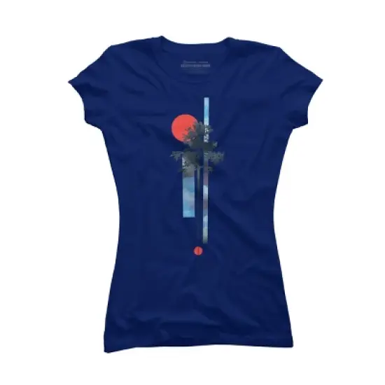 Junior's Design By Humans Abstract Nature By airiestudio T-Shirt image {6}