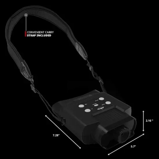 Hike Crew Tactical Gear Night Vision Binoculars W/Digital Camera image {5}