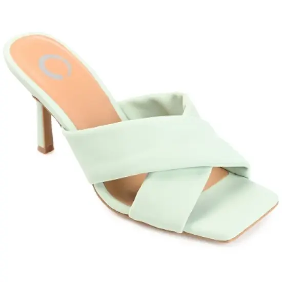 Journee Collection Womens Oppal Tru Comfort Foam Open Toe Mid Stiletto Pumps image {12}