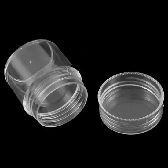 Unique Bargains Travel Compact Size Cosmetic Cream Bottle 26 x 29mm Clear 10 Pcs image {3}