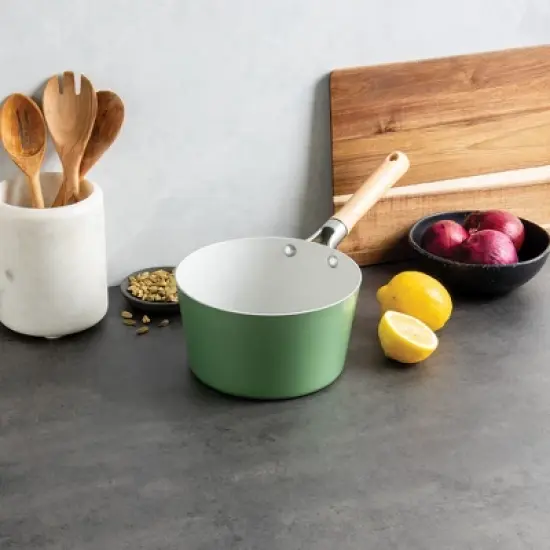 Nordic Ware Cardamom&trade; Ceramic Nonstick 3 Qt. Saucepan image {1}