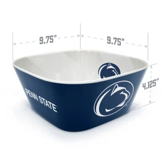 NCAA Penn State Nittany Lions Serving Bowl: Melamine Rounded Square, 15 Volume image {3}
