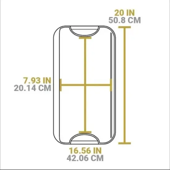 Attop 20 x 10.44 Inch Reversible Cast Iron Grill/Griddle &ndash; Double Burner Cookware image {6}