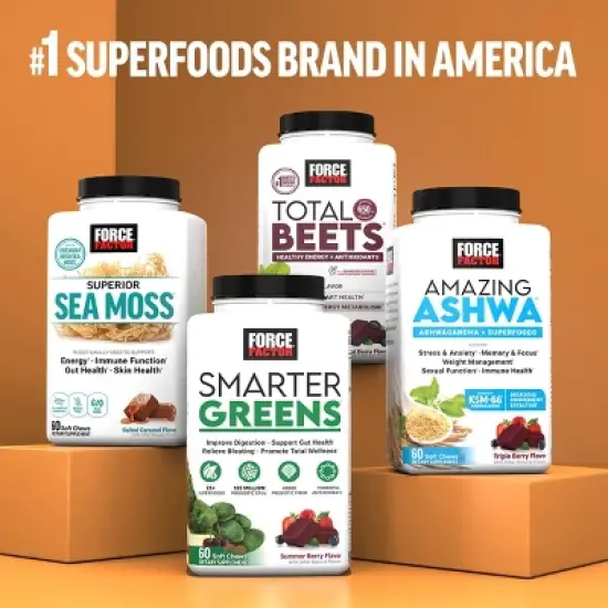 Force Factor Modern Mushrooms Vegan Soft Chews - Cinnamon Roll - 60ct image {7}