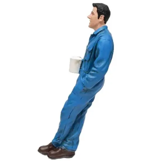 Mechanic Larry Taking Break Figure For 1:18 Scale Models by American Diorama image {3}