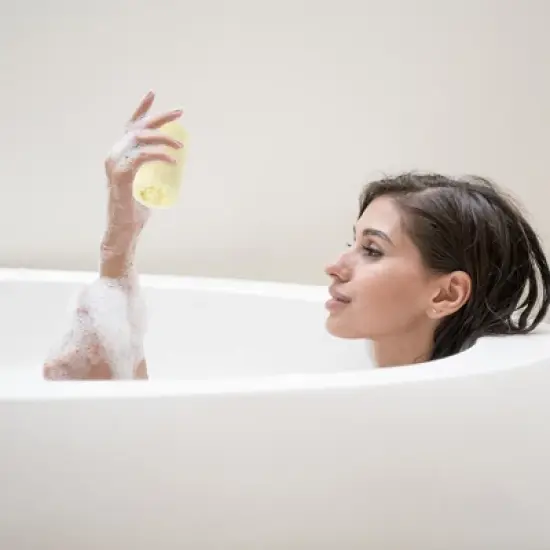 Unique Bargains Natural Shower Loofah Sponge Beige 3.94" 3 Pcs image {1}