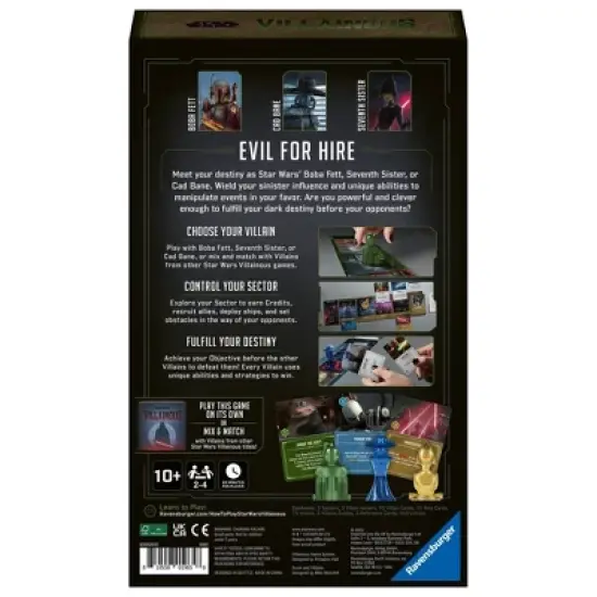 Ravensburger Star Wars Villainous: Scum and Villainy Board Game, Creative Strategy & Problem Solving, 40-80 Min Play image {2}