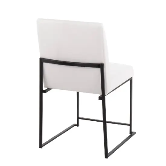 Set of 2 High Back Fuji Dining Chairs image {4}