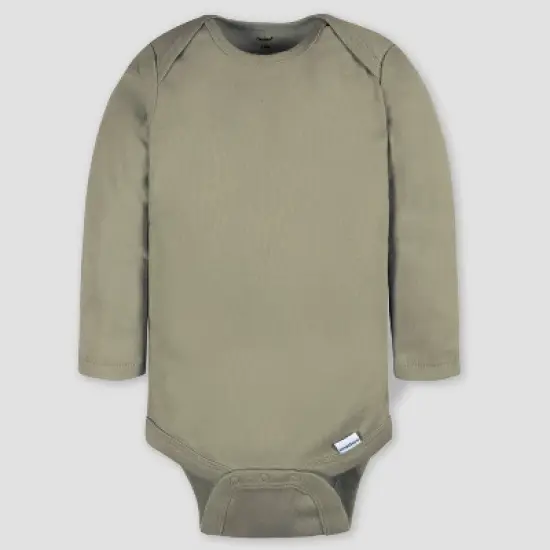 Gerber Baby 4pk Long Sleeve Onesies image {3}
