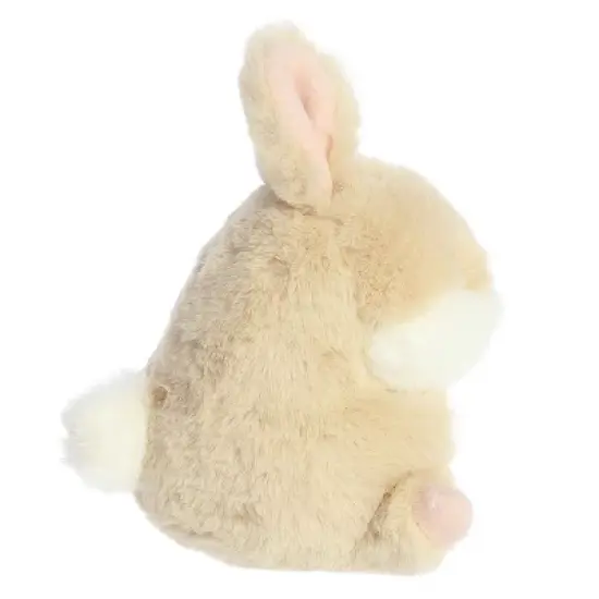 Aurora Mini Lively Bunny Rolly Pet Round Stuffed Animal Brown 5" image {2}