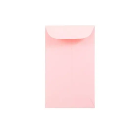 JAM Paper #3 Coin Business Envelopes 2.5 x 4.25 Baby Pink 25/Pack (356730543) image {2}