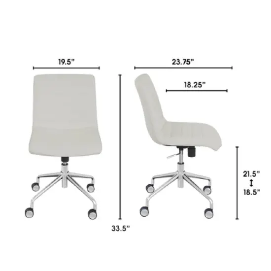 Adelaide Task Chair - Adore D&eacute;cor image {4}