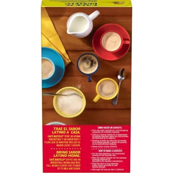 Caf&eacute; Bustelo Espresso Dark Roast Capsules - 10ct image {2}