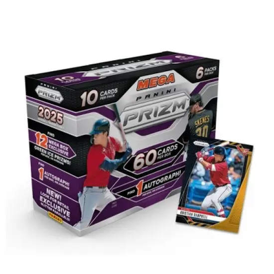 2025 Panini Prizm Baseball Trading Card Mega Box image {2}