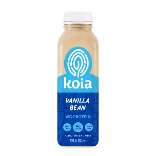 Koia Vanilla Bean Plant Powered Vegan Nutrition Drink - 12 fl oz image {7}