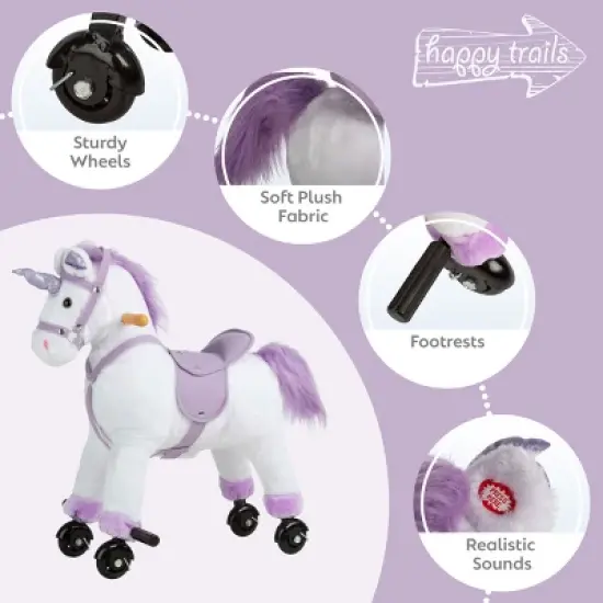 Happy Trails Ride on Horse - Walking Unicorn Toys image {2}
