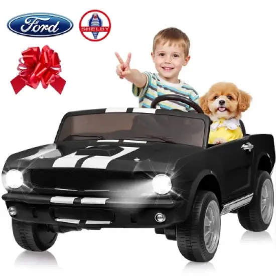 Joyracer Shelby 4WD 24 Volt Ride on Toys Cars for Kids, 2 Seats Electric Car with Remote Control, LED Lights, Music, Horn, Bluetooth, USB, Kids Gift image {11}