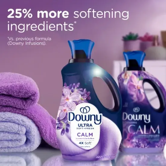 Downy Ultra Soft + Calm Lavender & Vanilla Beans Liquid Fabric Softener image {4}
