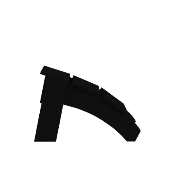 Emma and Oliver Indoor/Outdoor Poly Resin Adirondack Style Ottoman image {5}